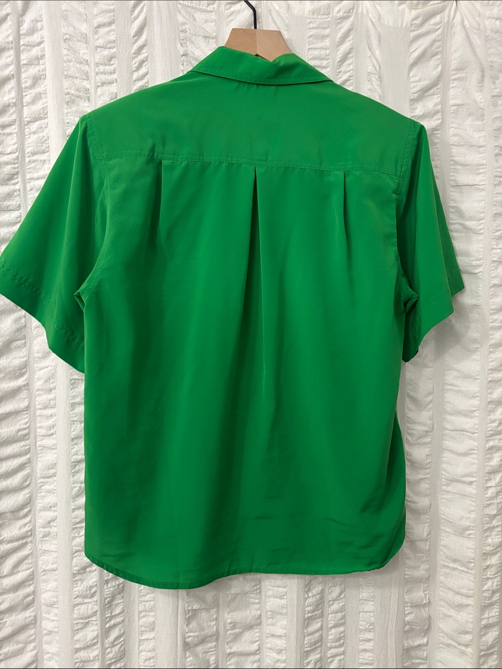 Dior Bright Green Button-Up Blouse - Picture 5 of 7